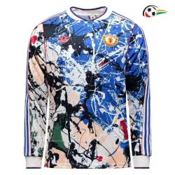 Camisa Manchester United x Stone Roses 2025/26 Edição Especial Multicolor Manga Longa