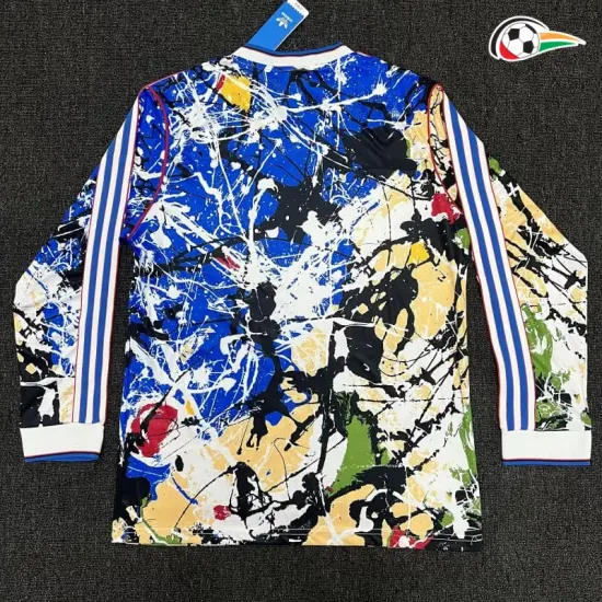 Camisa Manchester United x Stone Roses 2025/26 Edição Especial Multicolor Manga Longa