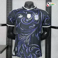 Camisa Reserva Versão Jogador Argentina Copa do Mundo 2026 Preto/Azul com FIFA2022