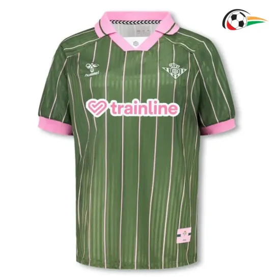 Camisa Feminina Real Betis 2025/2026 Edição Especial Verde/Rosa