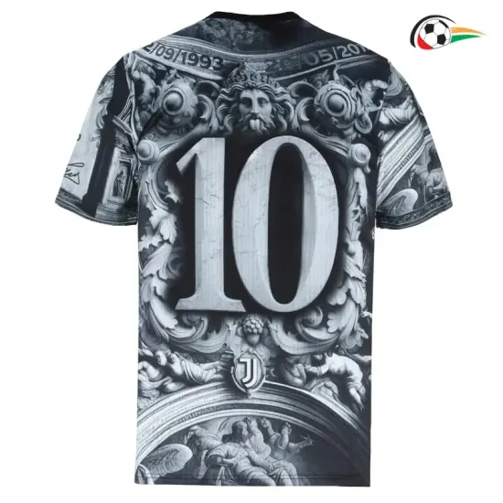 Camisa Juventus 2025/2026 Pré-Corrida Cinza/Preto