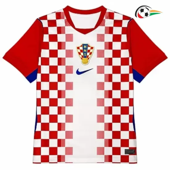 Camisa Titular Croacia Copa do Mundo 2026 Vermelho/Branco