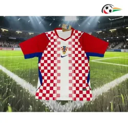 Camisa Titular Croacia Copa do Mundo 2026 Vermelho/Branco