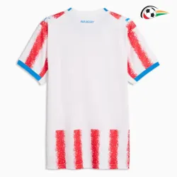 Camisa Titular Paraguay Copa do Mundo 2026 Vermelho/Branco