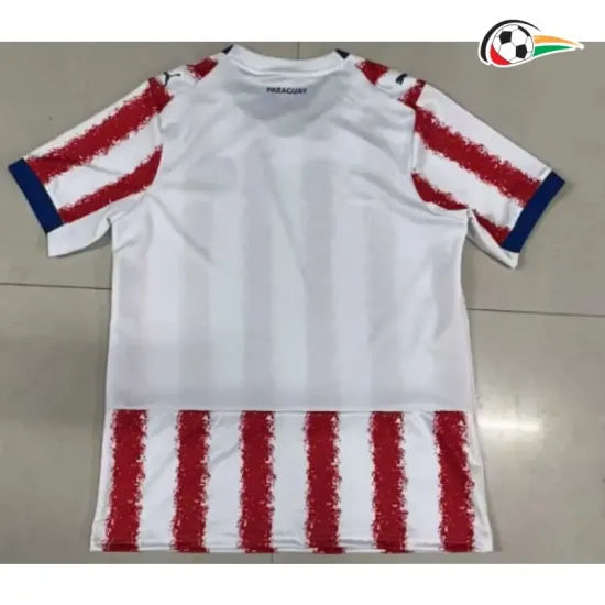 Camisa Titular Paraguay Copa do Mundo 2026 Vermelho/Branco