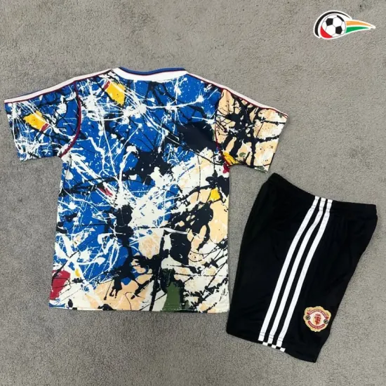 Camisa Infantil Manchester United x Stone Roses 2025/26 Edição Especial Multicolor
