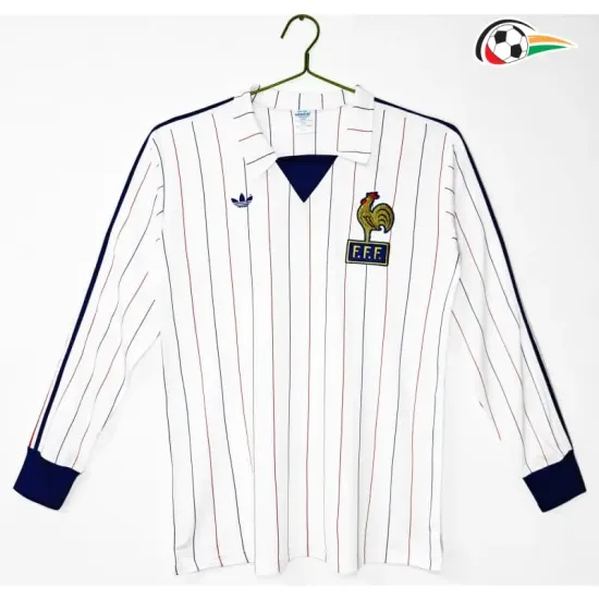 Camisa Retrô Reserva Francia 1980/82 Branco Manga Longa