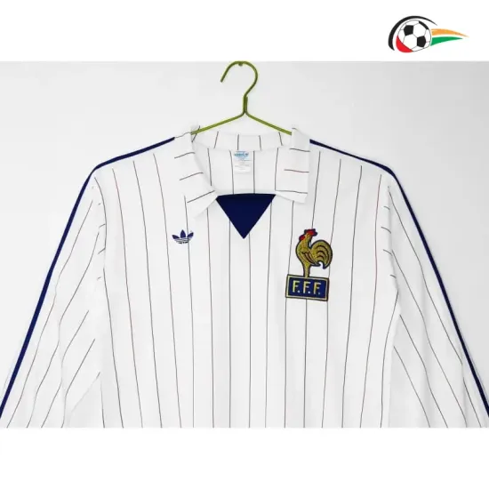 Camisa Retrô Reserva Francia 1980/82 Branco Manga Longa