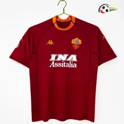 Camisa Retrô Titular AS Roma 2000/01 Vermelho
