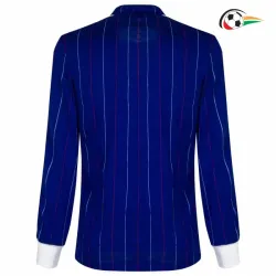 Camisa Retrô Titular Francia 1980/82 Azul Manga Longa