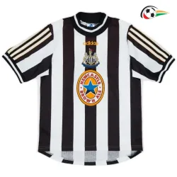 Camisa Retrô Titular Newcastle United 1997/99 Preto/Branco