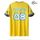Camisa Retrô West Ham United x Iron Maiden 2008/09 Amarelo