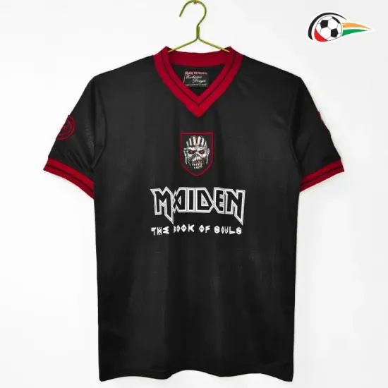 Camisa Retrô West Ham United x Iron Maiden 2016 Preto