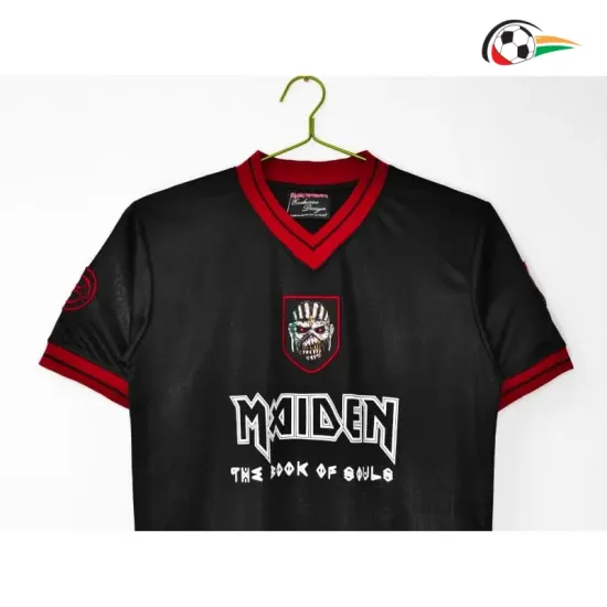 Camisa Retrô West Ham United x Iron Maiden 2016 Preto