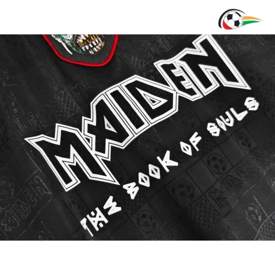 Camisa Retrô West Ham United x Iron Maiden 2016 Preto