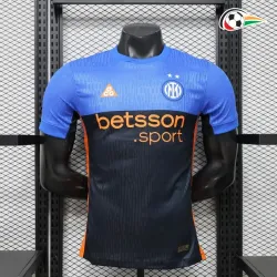 Camisa 4 Versão Jogador Inter de Milan 2025/2026 Azul/Preto/Laranja
