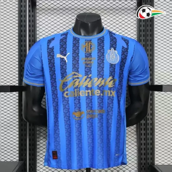Camisa Alternativa Versão Jogador Chivas 2026/2027 Azul/Dourado