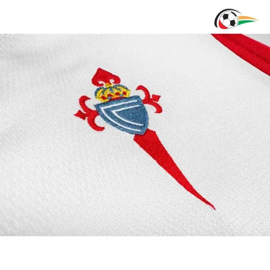 Camisa Retrô Alternativa Celta de Vigo 2001/02 Vermelho/Branco