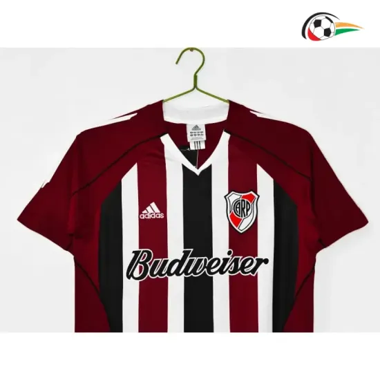 Camisa Retrô Reserva River Plate 2005/06 Vermelho/Preto