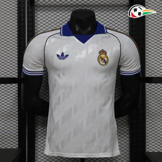 Camisa Retrô Versão Jogador Real Madrid 2026/2027 Branco
