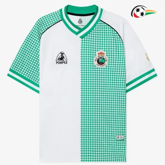 Camisa Racing de Santander 113 Edição De Aniversário 2026/2027 Verde/Branco