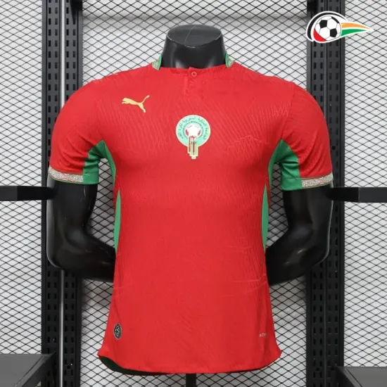 Camisa Titular Versão Jogador Marruecos Copa do Mundo 2026 Vermelho