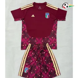 Camisa de Goleiro Titular Infantil Italia Copa do Mundo 2026 Alazão