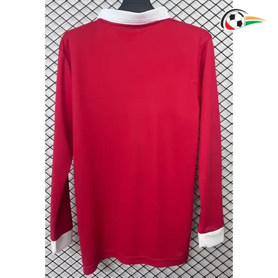 Camisa Gales 150 Edição De Aniversário 2026 Vermelho Manga Longa