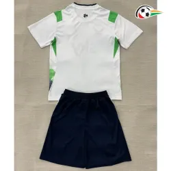 Camisa Reserva Infantil Irland Copa do Mundo 2026 Branco/Verde Claro