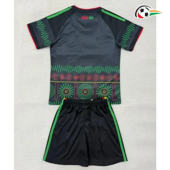 Camisa Reserva Infantil Jamaica Copa do Mundo 2026 Preto