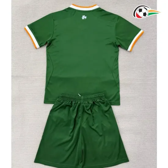 Camisa Titular Infantil Irland Copa do Mundo 2026 Verde/Branco