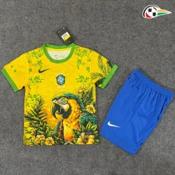 Camisa Infantil Brasil 2026 Edição Especial Multicolor