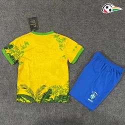Camisa Infantil Brasil 2026 Edição Especial Multicolor