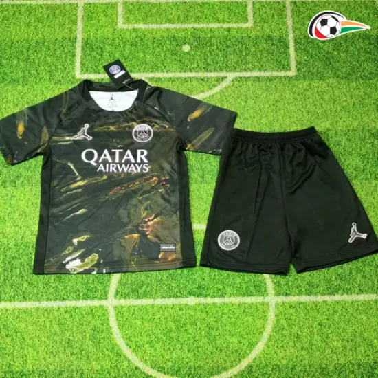Camisa Infantil PSG 2025/2026 Night Edition Preto