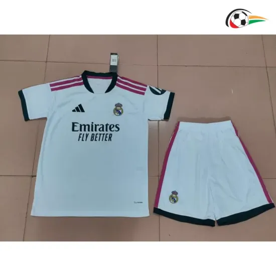 Camisa Infantil Real Madrid 2026/2027 Branco com Patch HP