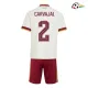 Camisa Reserva Infantil Carvajal 2 España Copa do Mundo 2026 Branco/Vermelho