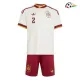 Camisa Reserva Infantil Carvajal 2 España Copa do Mundo 2026 Branco/Vermelho