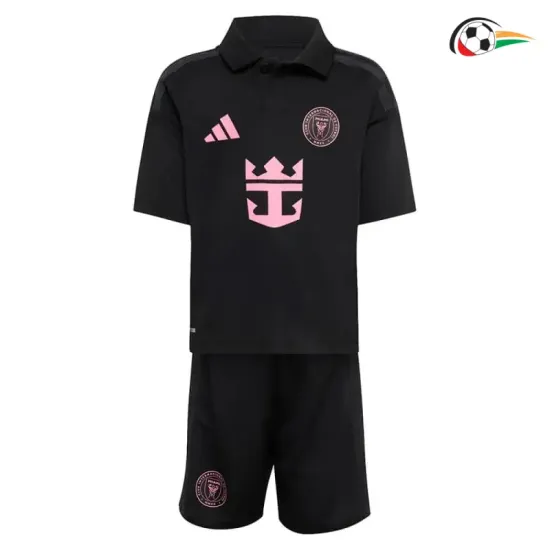 Camisa Reserva Infantil Inter Miami 2026/2027 Preto/Rosa