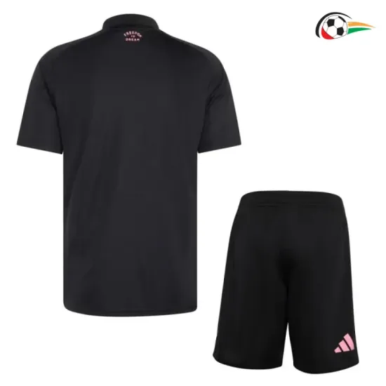 Camisa Reserva Infantil Inter Miami 2026/2027 Preto/Rosa