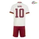 Camisa Reserva Infantil Olmo 10 España Copa do Mundo 2026 Branco/Vermelho