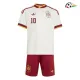 Camisa Reserva Infantil Olmo 10 España Copa do Mundo 2026 Branco/Vermelho