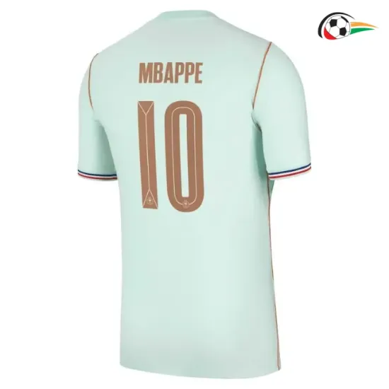 Camisa Reserva MBAPPE 10 Francia Copa do Mundo 2026 Verde Menta