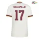 Camisa Reserva Williams Jr 17 España Copa do Mundo 2026 Branco/Vermelho