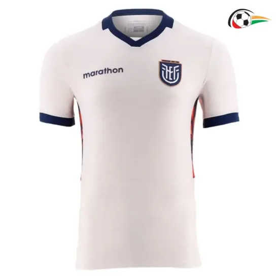 Camisa Alternativa Ecuador Copa do Mundo 2026 Esbranquiçado