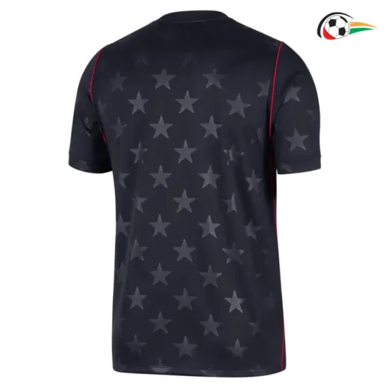 Camisa Reserva EE.UU Copa do Mundo 2026 Preto Obsidiana