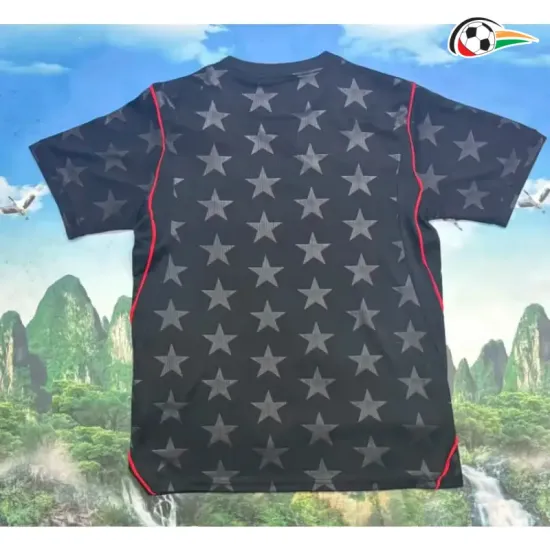 Camisa Reserva EE.UU Copa do Mundo 2026 Preto Obsidiana