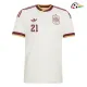 Camisa Reserva Oyarzabal 21 España Copa do Mundo 2026 Branco/Vermelho