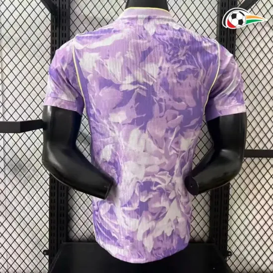 Camisa Reserva Versão Jogador Corea del Sur Copa do Mundo 2026 Roxo Claro