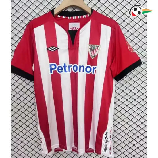 Camisa Retrô Titular Athletic de Bilbao 2011/12 Vermelho/Branco