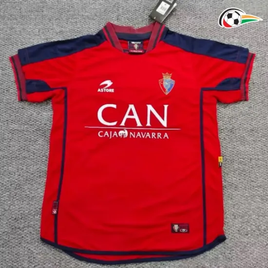 Camisa Retrô Titular Osasuna 2000/02 Vermelho